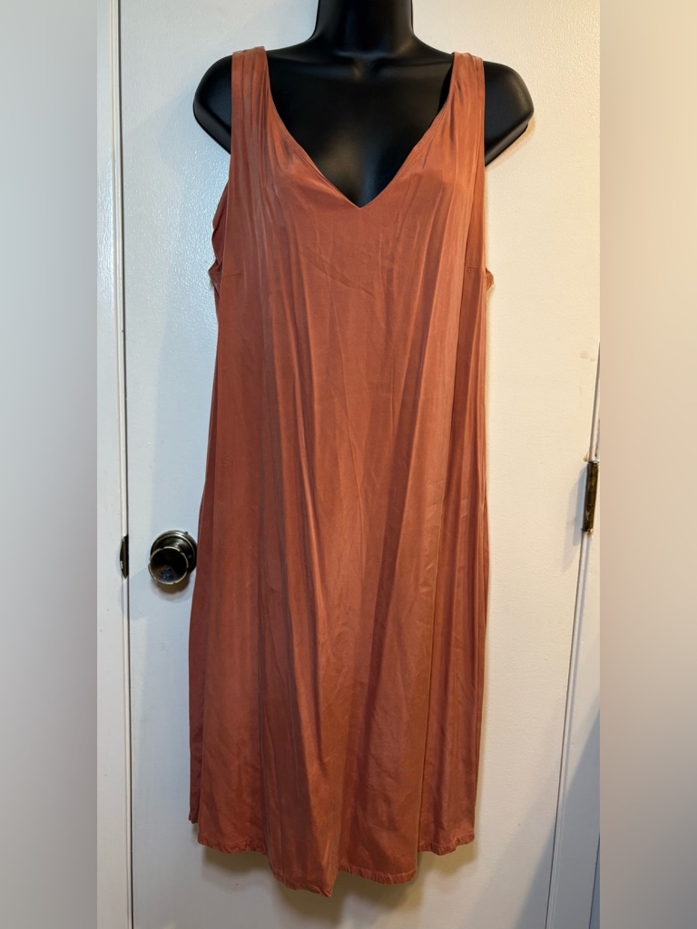 Universal Standard Dress Size Small Rust Orange Sleeveless Flowy